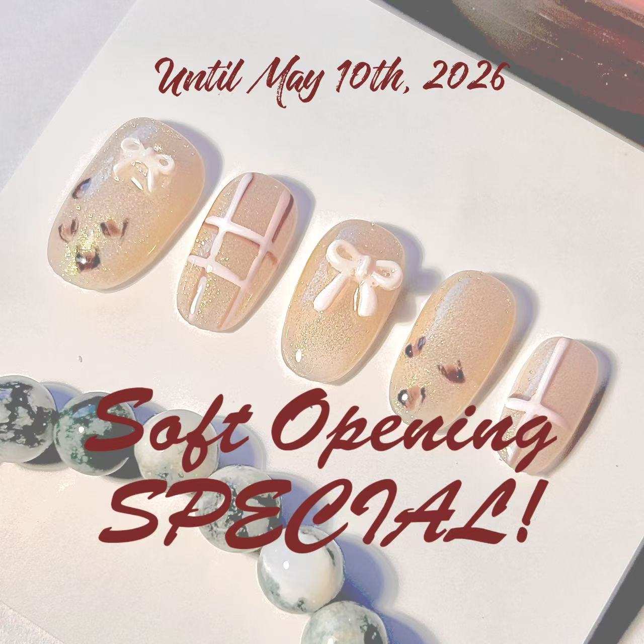 Soft Opening Special: DIY Press-on Nails Workshop [2 Hours]